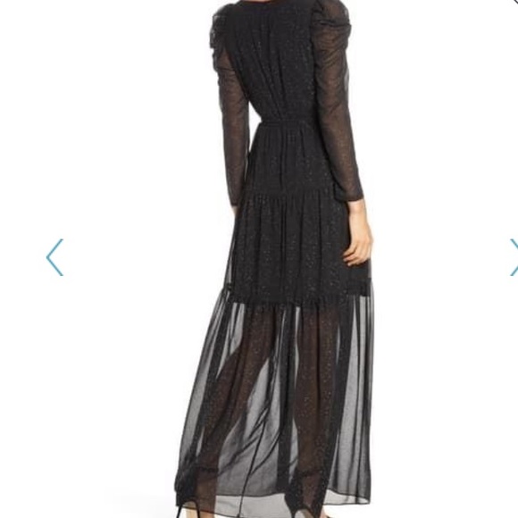 Eliza J Long Sleeve Maxi Dress Size 4 - Picture 3 of 9